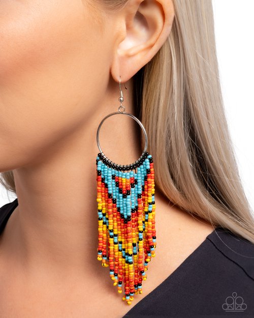 Waving the Banner - Multi Earring