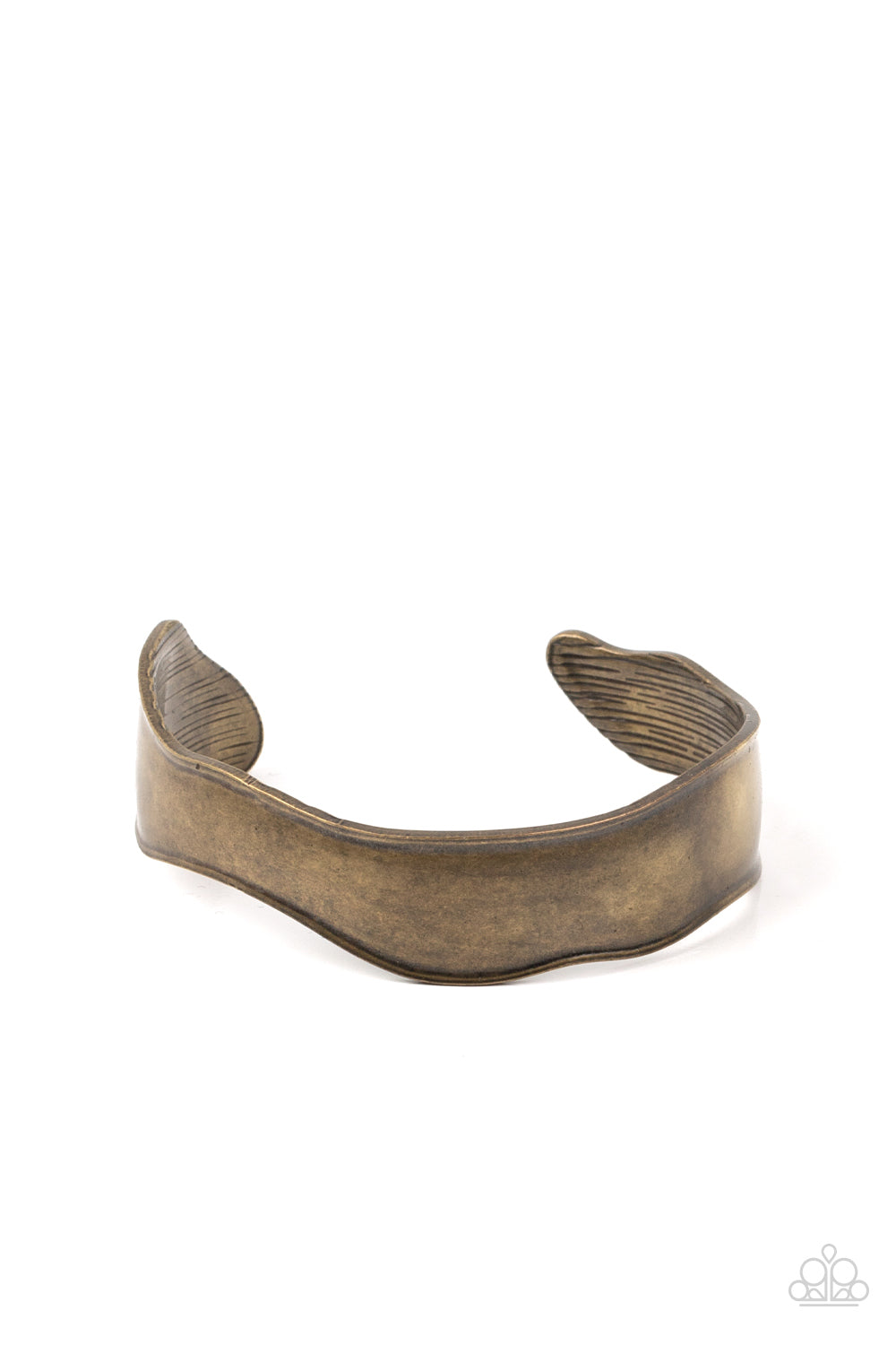 Wayward Waves - Brass Bracelet