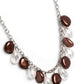 Welcome to BALL Street - Brown Necklace
