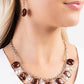 Welcome to BALL Street - Brown Necklace