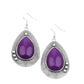 Western Fantasy - Purple Earring