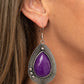 Western Fantasy - Purple Earring