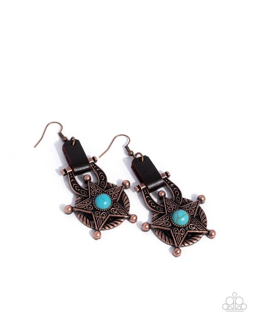 Western Warden - Copper Earring