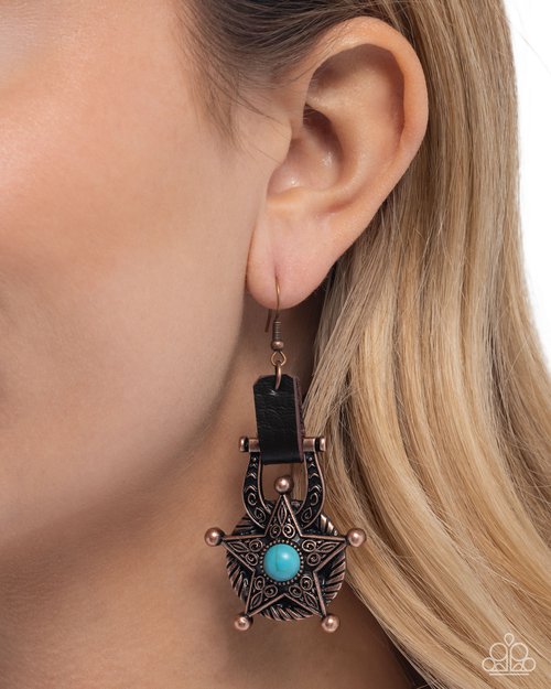 Western Warden - Copper Earring