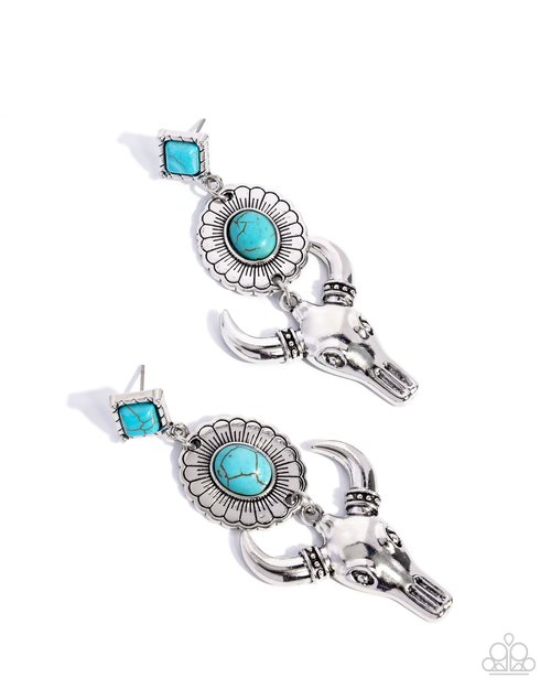 Western Week - Blue Earring