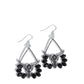 Western Whirlwind - Black Earring