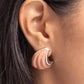 Whimsical Waves - Orange Earring