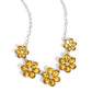 Whimsical Way - Yellow Necklace