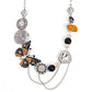 Whimsical Whisper - Black Necklace
