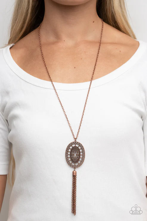 Whimsically Wistful - Copper Necklace