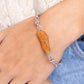 Whimsically Wrapped - Orange Bracelet