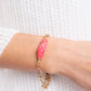 Whimsically Wrapped - Pink Bracelet