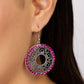 Whirly Whirlpool - Pink Earring