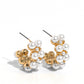White Collar Wardrobe - Gold Earring