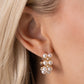 White Collar Wardrobe - Gold Earring