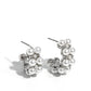 White Collar Wardrobe - White Earring