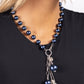 White Collar Welcome - Blue Necklace