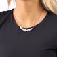 White Collar Whimsy - Pink Necklace