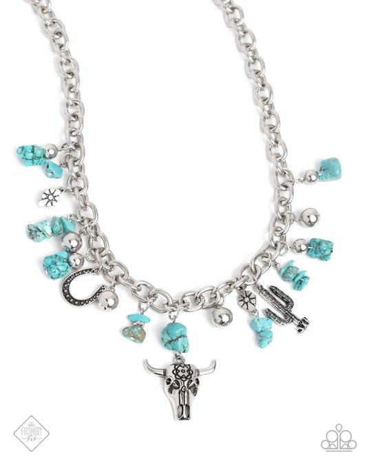 Wild West Whimsy - Blue - Necklace