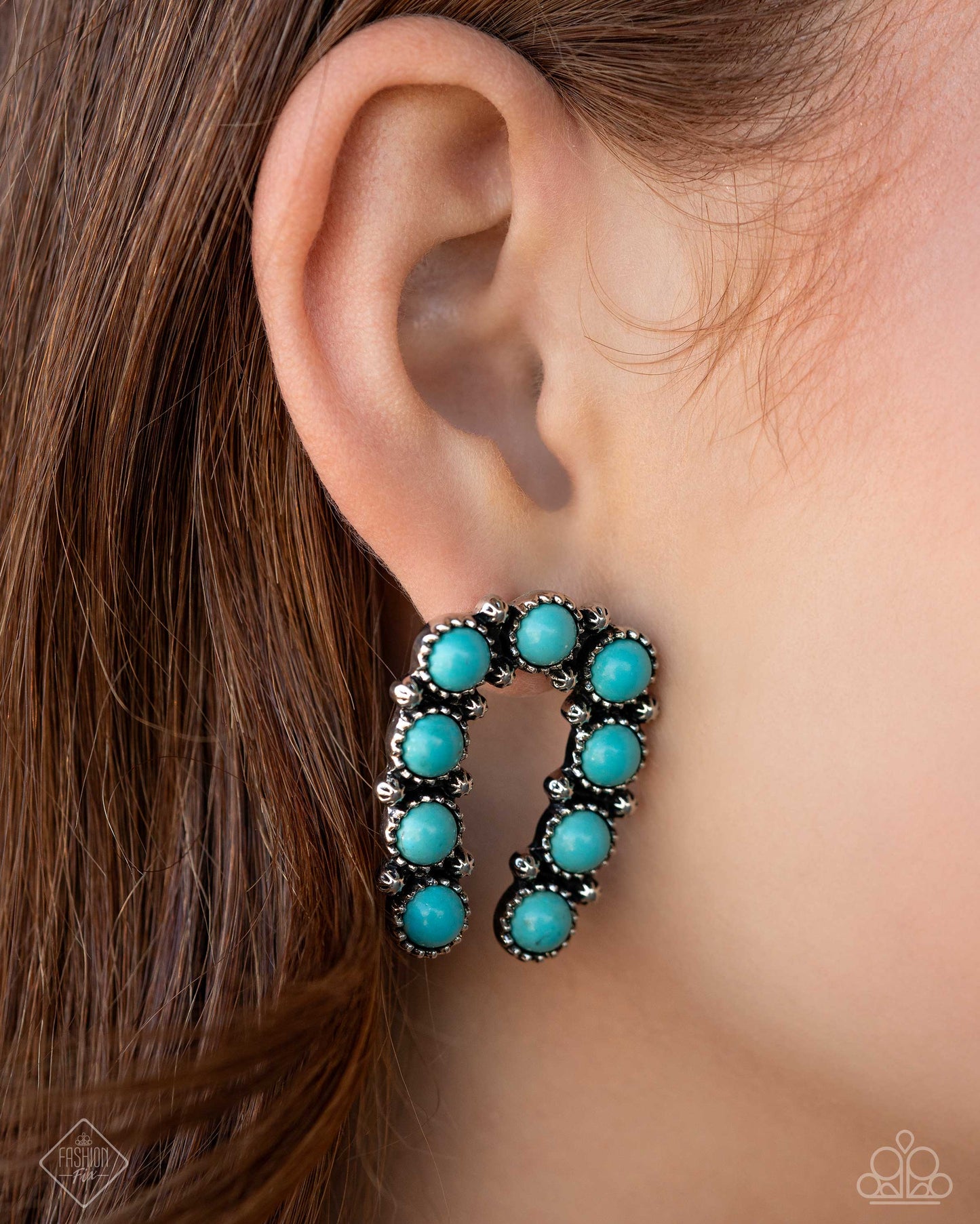 Wild West Wonder - Blue Earring