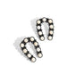 Wild West Wonder - White Earring and Wild West Whisper - White Ring - Complete Look