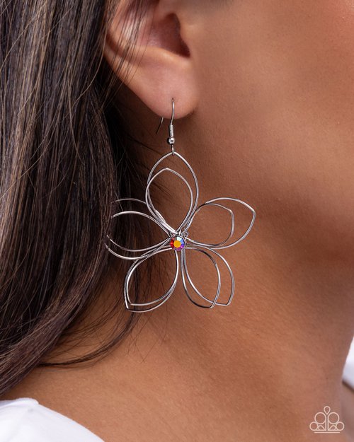 Wiry Whisper - Red Earring