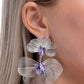 Wiry Wisdom - Purple Earring