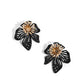 Wonderland Wallflower - Black Earring