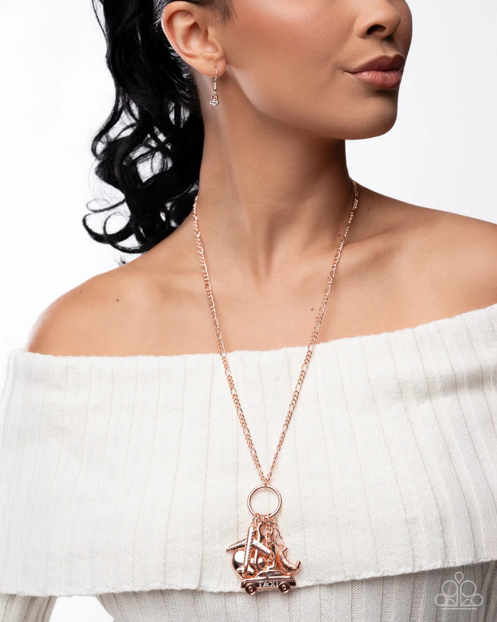 World Tour - Rose Gold Necklace