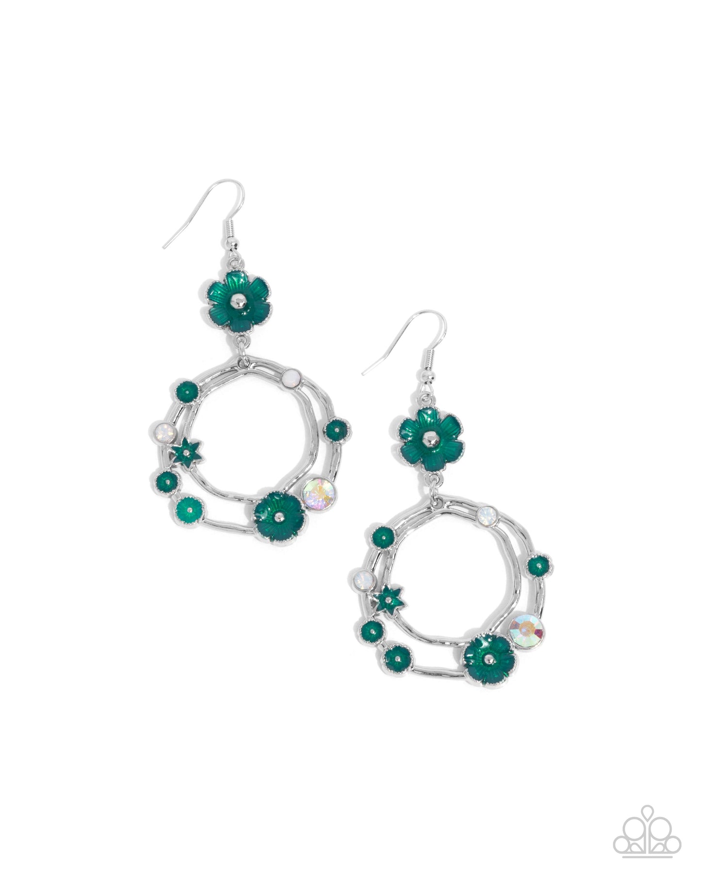 Wreathed Waikiki - Green Earring