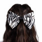 Zealous Zebra - White Hair Clip