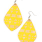 Zimbabwe Zoo - Yellow Earring