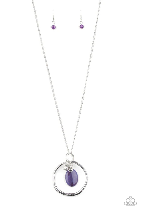 Zion Zen - Purple Necklace