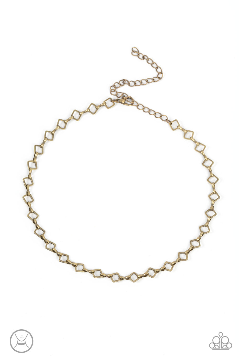 A-Frame A-Game - Brass Necklace
