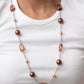 A-List Appeal - Brown Necklace
