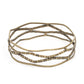 A Narrow ESCAPADE - Brass Bracelet