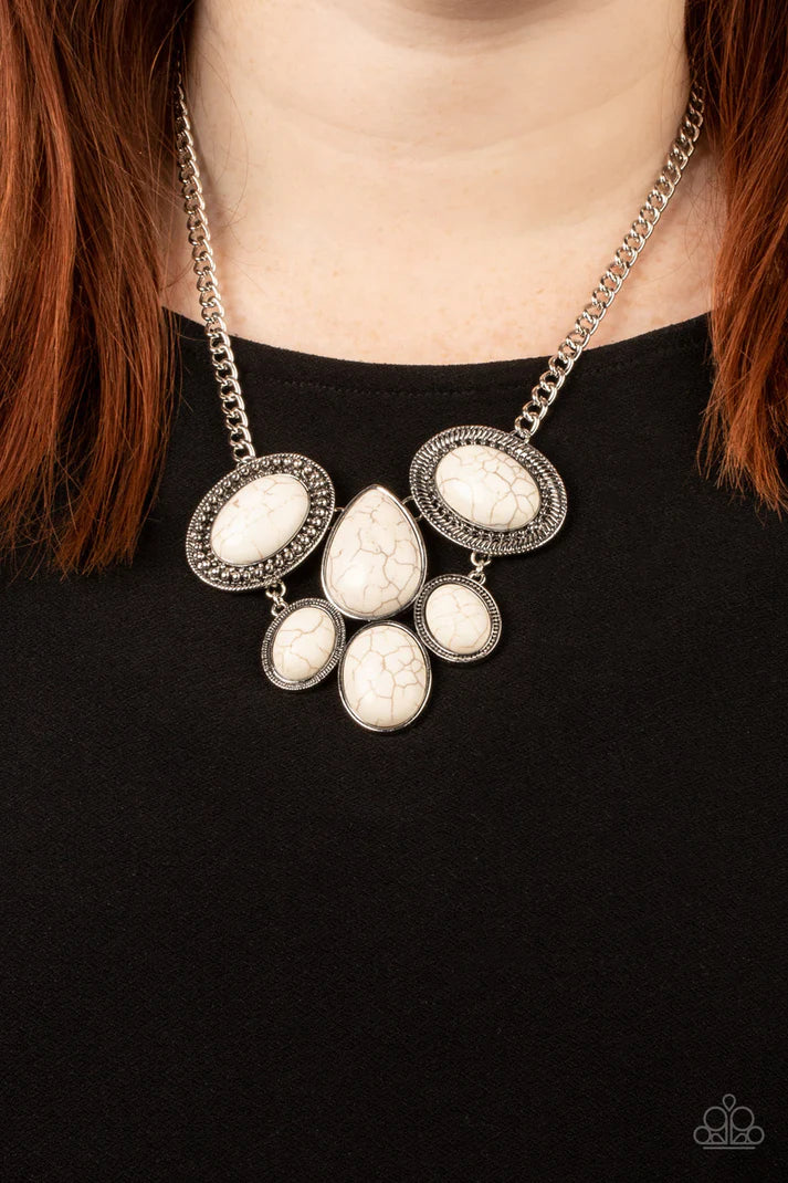 All-Natural Nostalgia - White Necklace