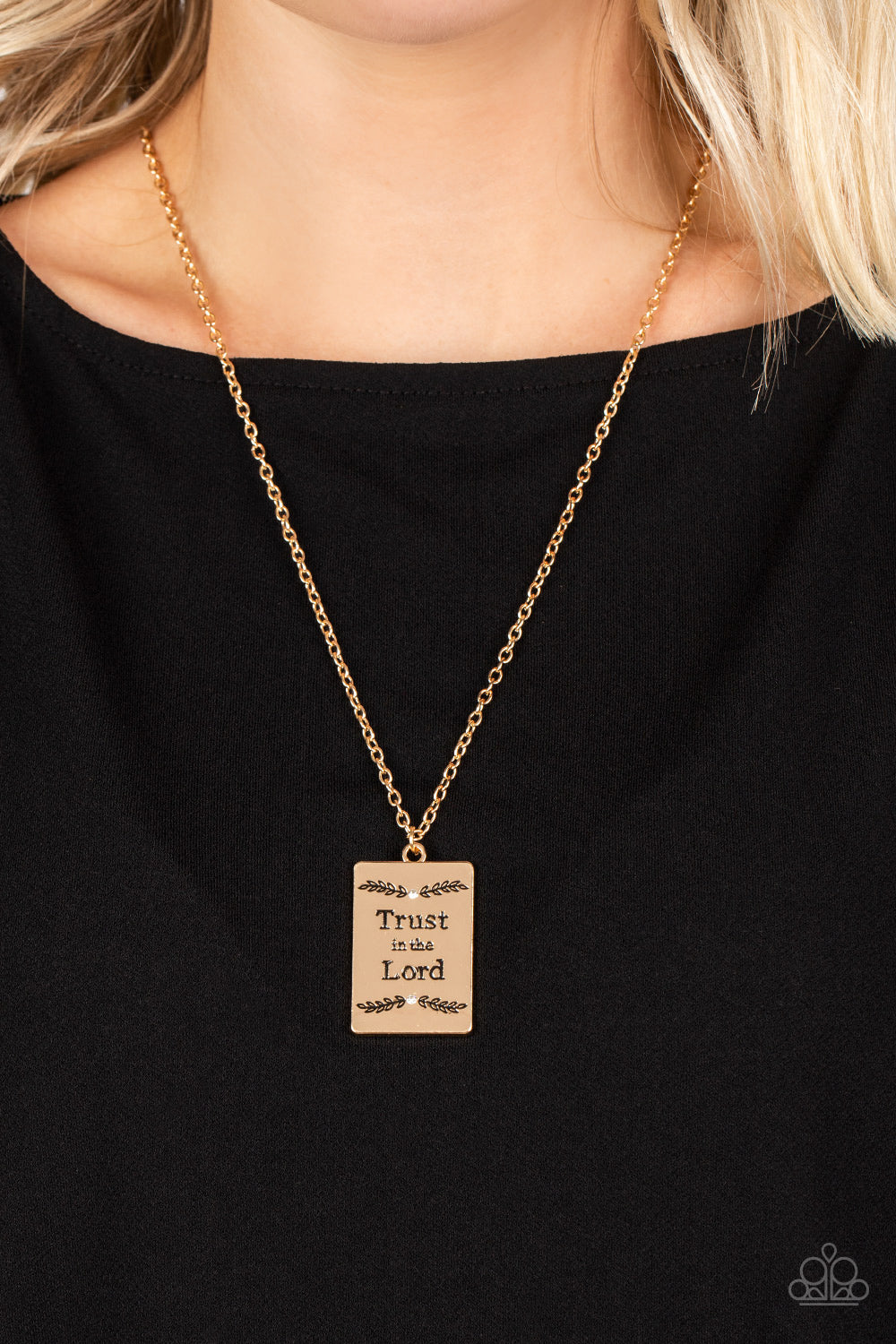 All About Trust Gold Necklace