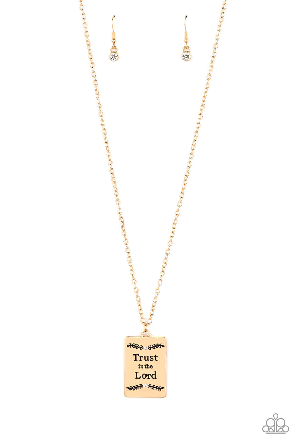 All About Trust Gold Necklace