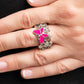 All FLUTTERED Up - Pink Ring