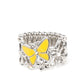 All FLUTTERED Up - Yellow Ring