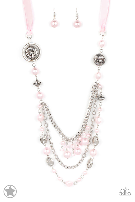 All The Trimmings - Pink Necklace