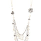 All The Trimmings White Necklace