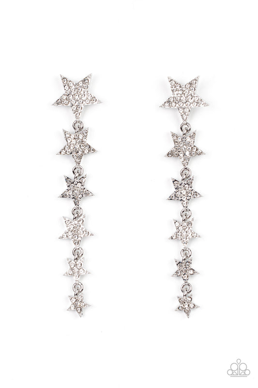 Americana Attitude - White Earring