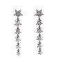 Americana Attitude Gun Metal Earring