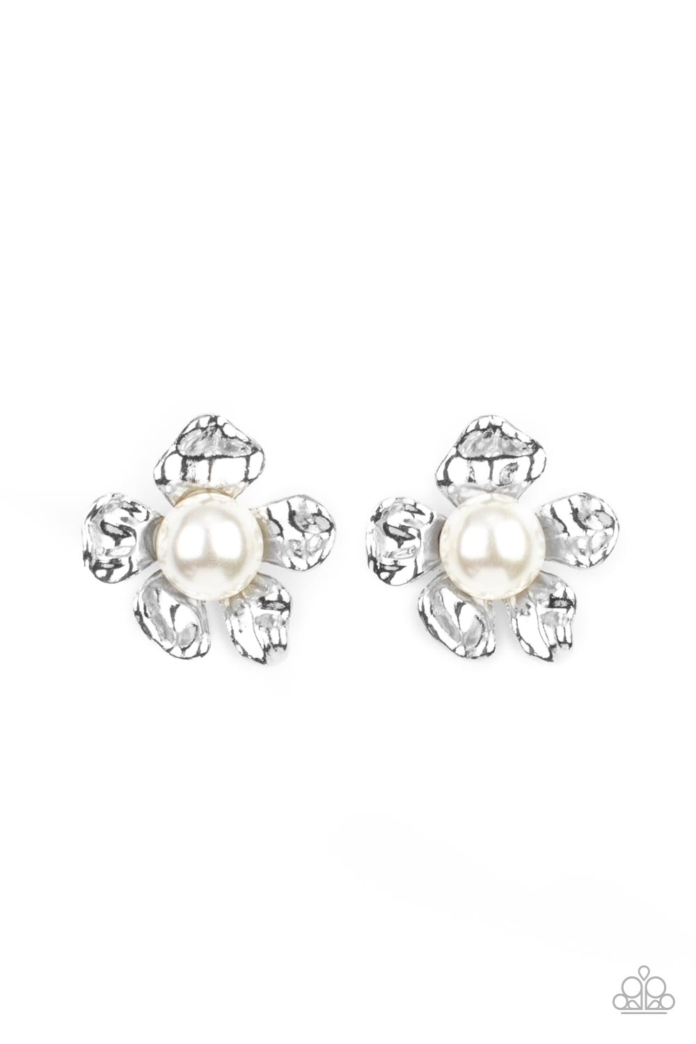 Apple Blossom Pearls - White Earring