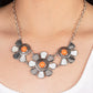 Aquatic Garden - Orange Necklace