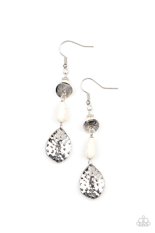 Artfully Artisan - White Earring