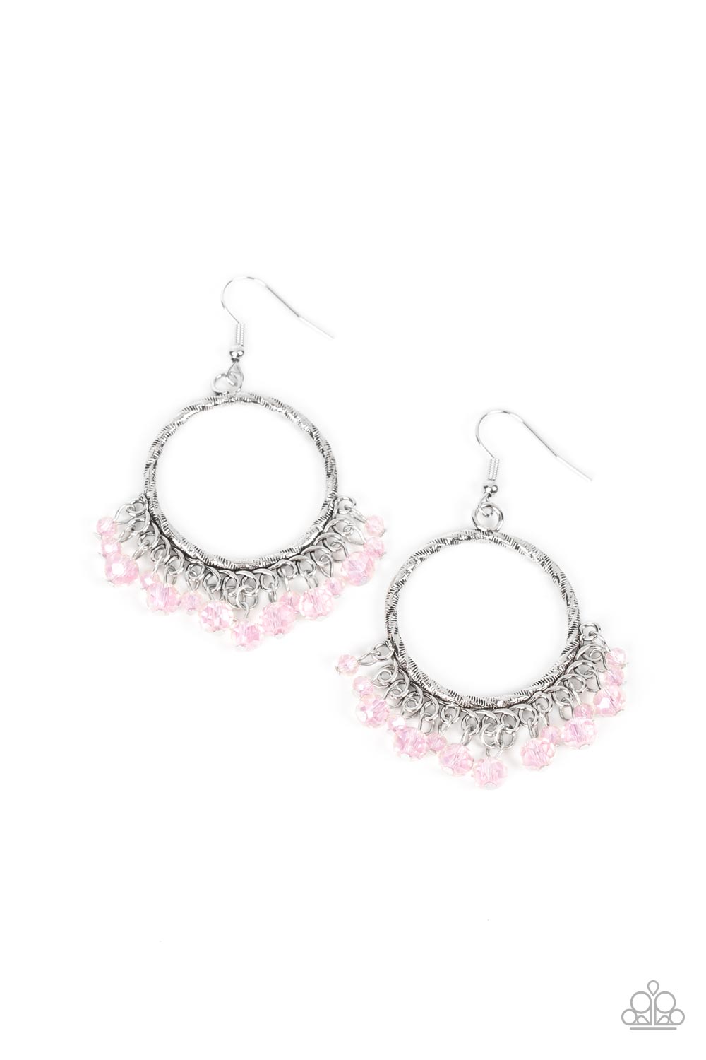 As if by Magic - Pink Earrings