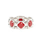 Asymmetrical A-Lister - Red Bracelet